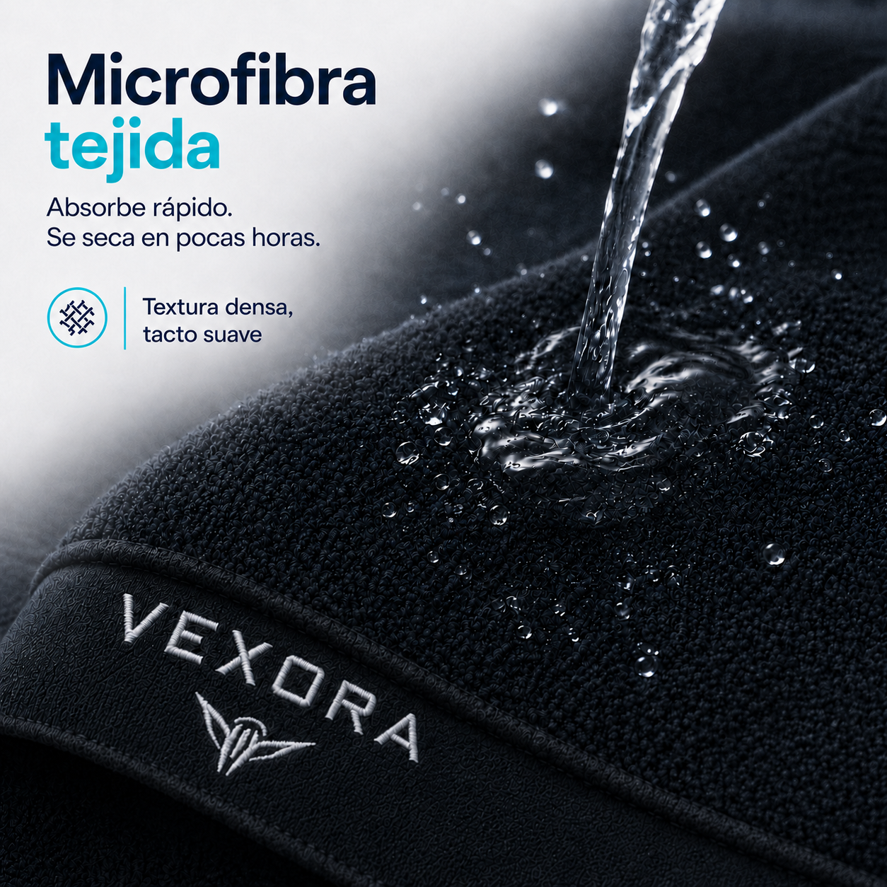 Vexora — Toalla deportiva con capucha